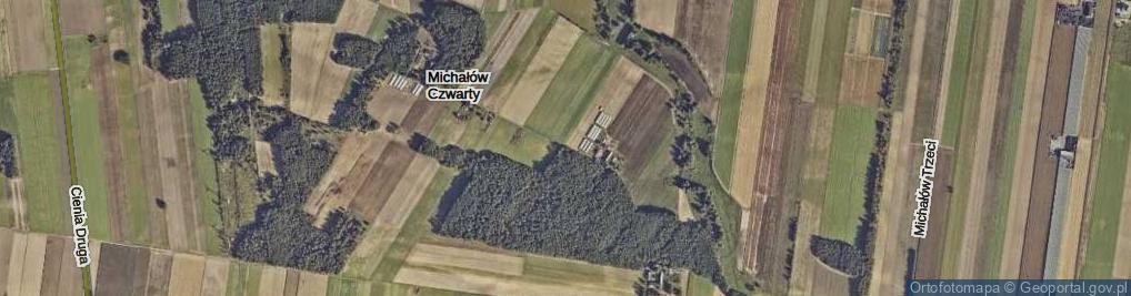 Zdjęcie satelitarne Michałów Czwarty ul.